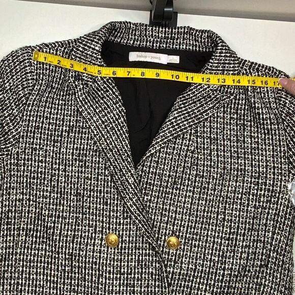 NWT | Bishop & Young | Cavalli Blazer | Metallic Tweed | Large - Picture 5 of 15
